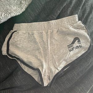 Surf Style Gray Athletic Shorts